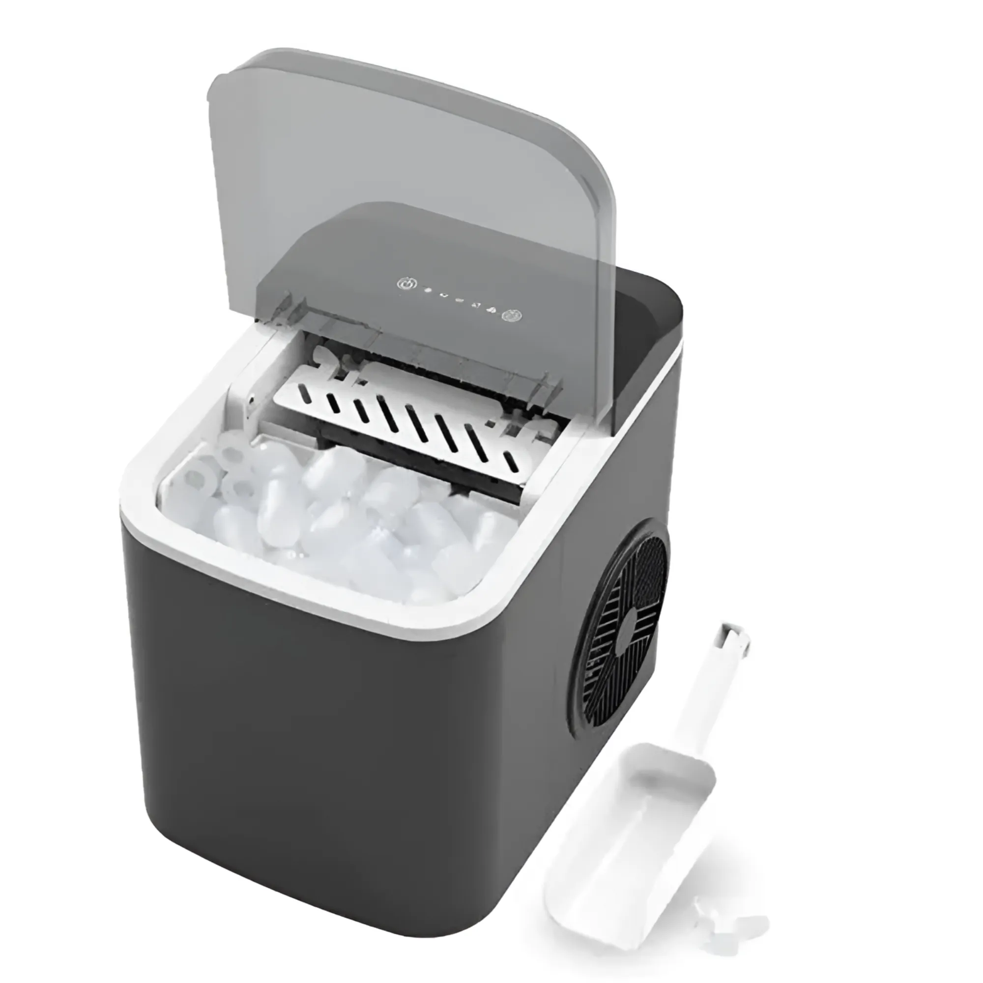 112W Countertop Portable 12KG Bullet Ice Maker - Quiet Operation
