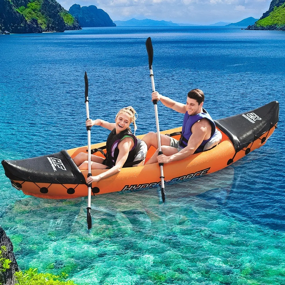 2 Person Kayak Kayaks Camping Fishing Boat Inflatable LITE-RAPID Canoe Raft with Oars