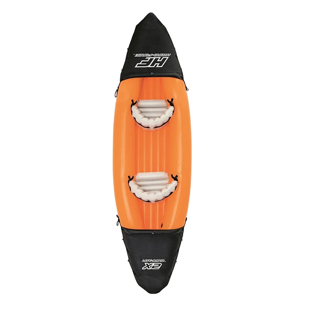 2 Person Kayak Kayaks Camping Fishing Boat Inflatable LITE-RAPID Canoe Raft with Oars
