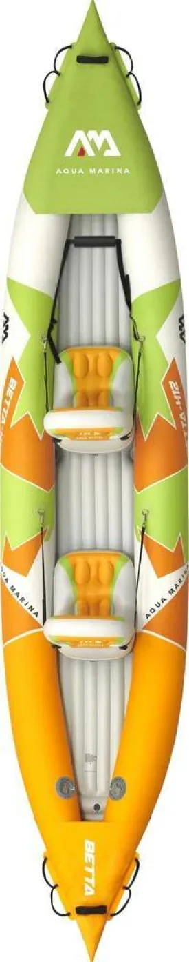 Aqua Marina - Betta-412 Leisure Kayak-2 person. Inflatable deck. Kayak paddle set included.