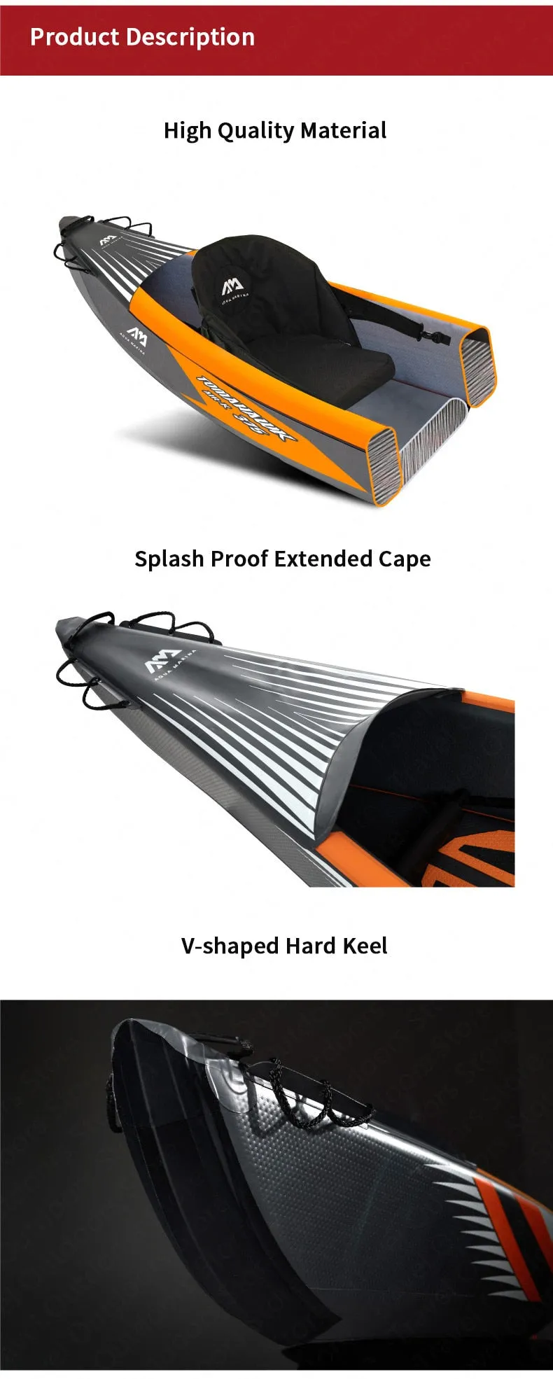 AQUA MARINA Kayak Fishing Boat
