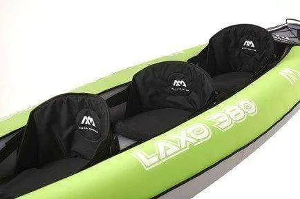 Aqua Marina - Laxo-380 Leisure Kayak-3 person. Inflatable deck. Kayak paddle x2. Kayak seat x3.