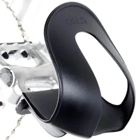 Delta Cycle Foot Fenders Bicycle Toe Clips and HexAir Racing Peloton Seat Cushion Bundle