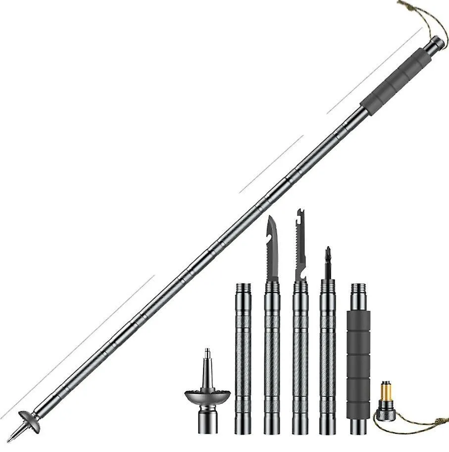Hiking Poles Walking Stick Trekking Poles Telescopic Outdoor Camping Multi functional