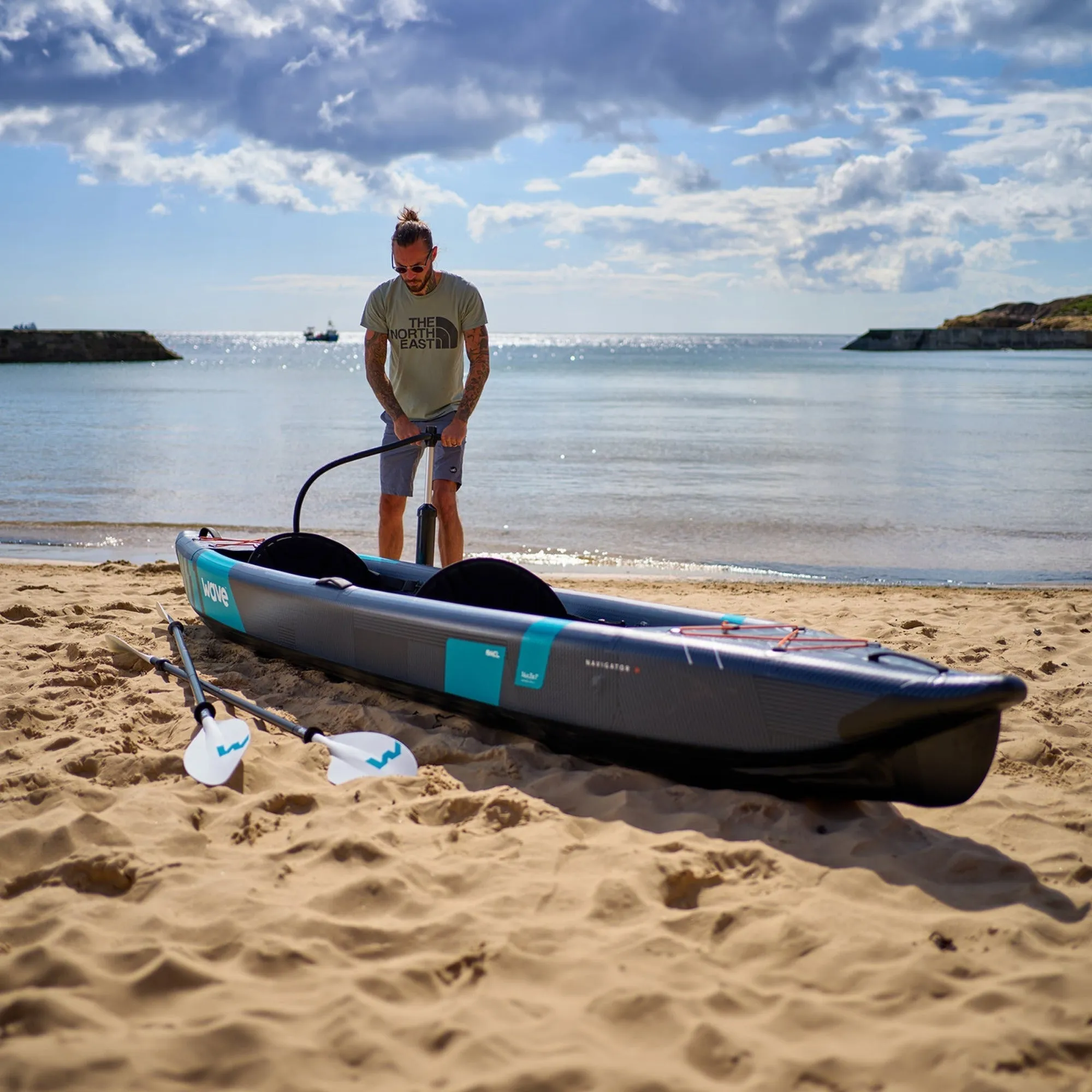 Navigator | Inflatable Kayak | Drop Stitch Kayak | 1-2/2-3 Seater