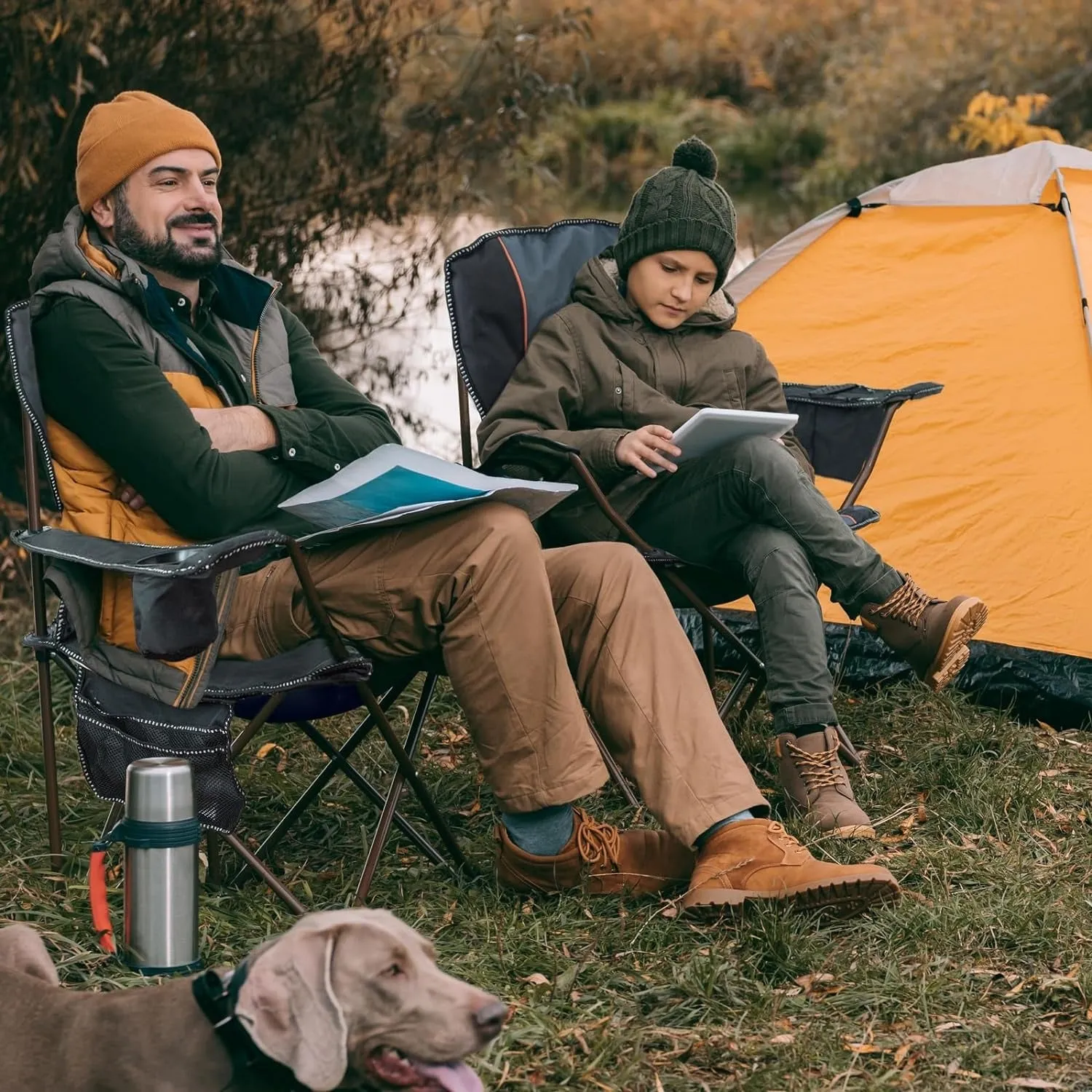 Overmont Oversized Camping Folding Chair