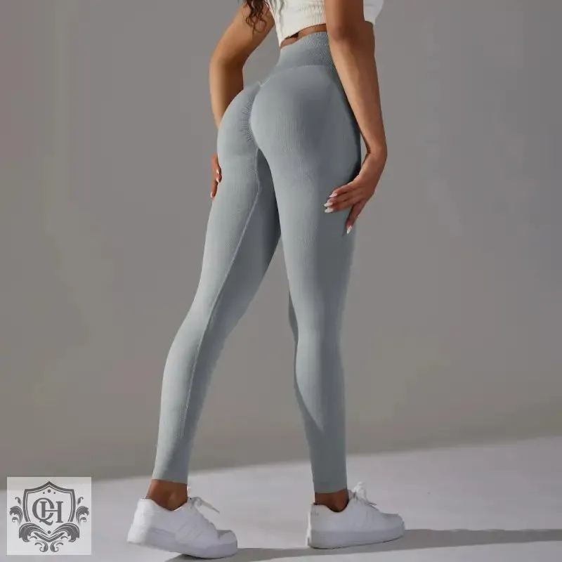 Peach Blossom Seamless Yoga Pants