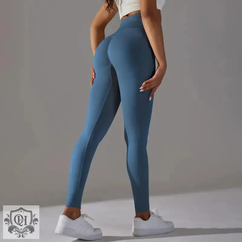 Peach Blossom Seamless Yoga Pants