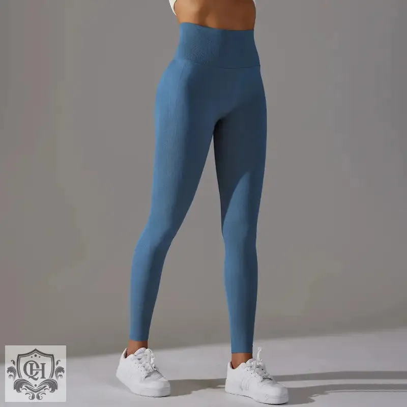 Peach Blossom Seamless Yoga Pants