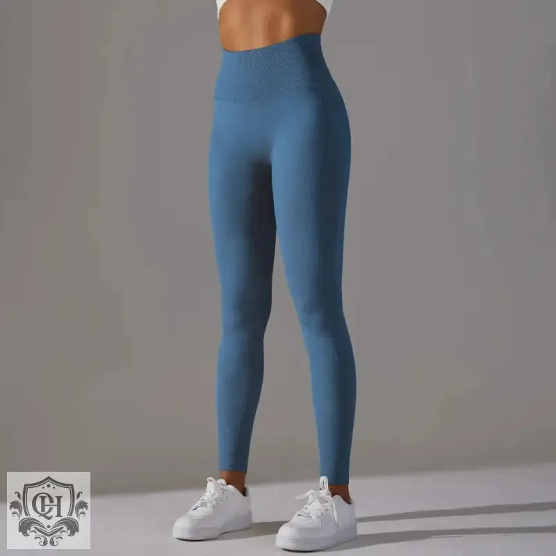 Peach Blossom Seamless Yoga Pants