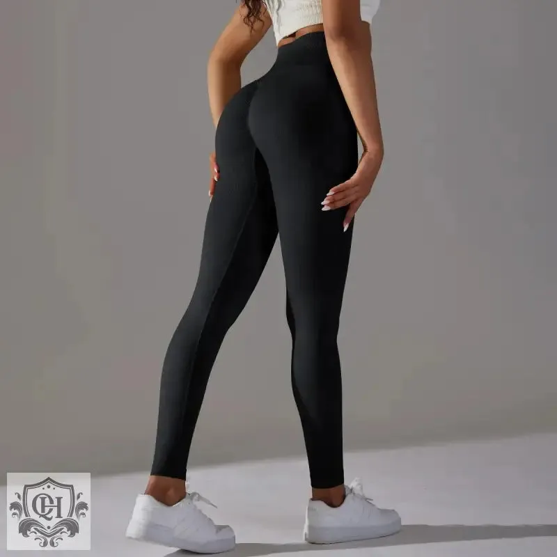 Peach Blossom Seamless Yoga Pants