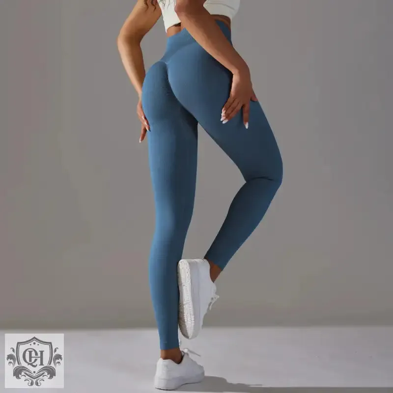 Peach Blossom Seamless Yoga Pants