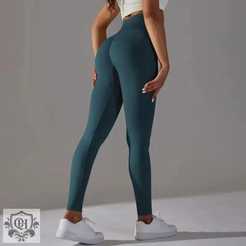 Peach Blossom Seamless Yoga Pants