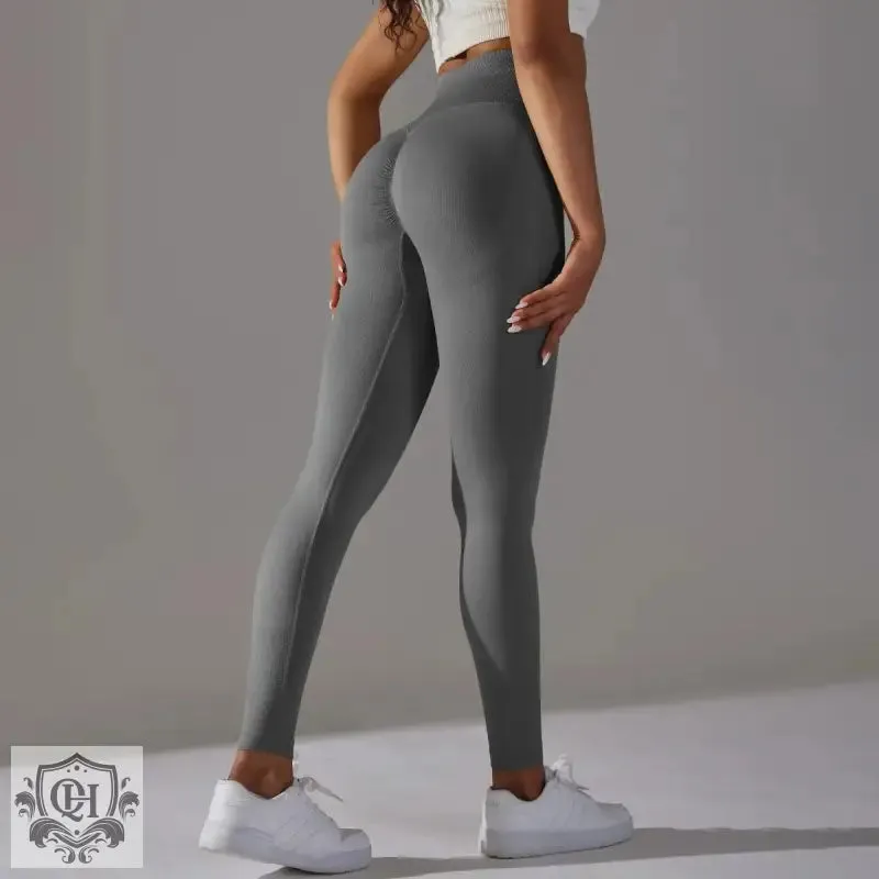 Peach Blossom Seamless Yoga Pants