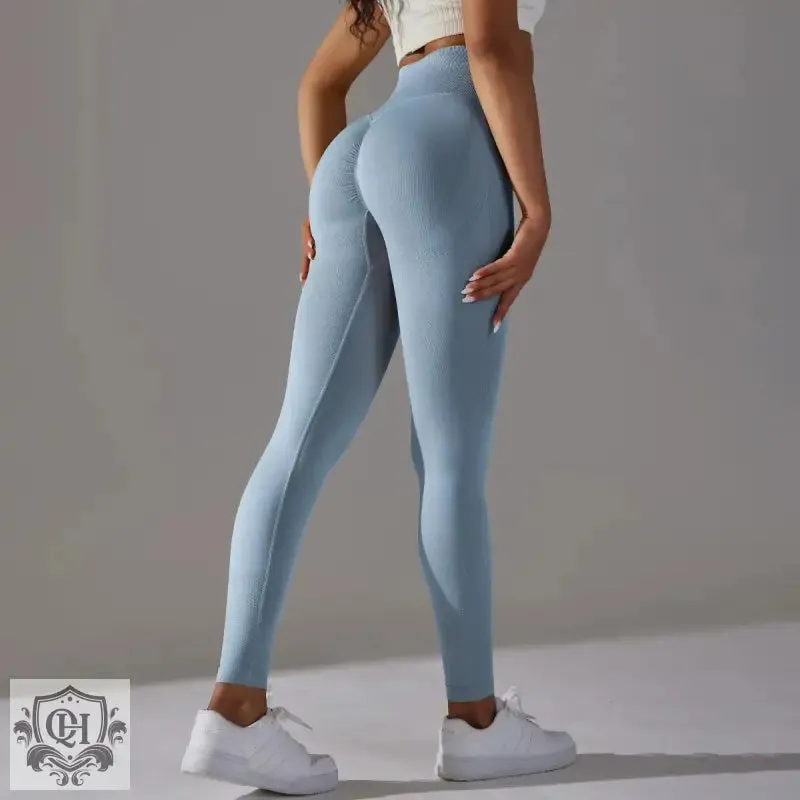 Peach Blossom Seamless Yoga Pants