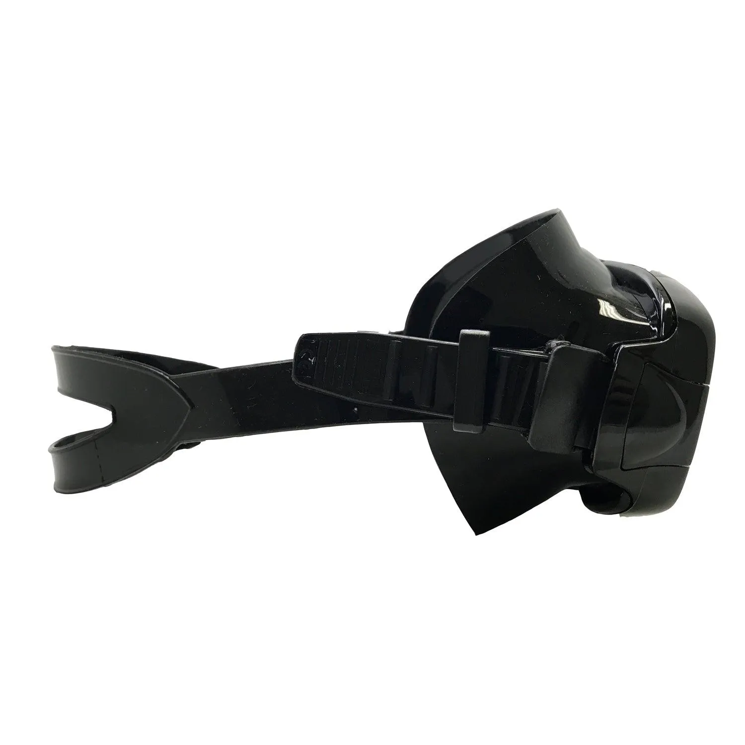 Scuba Choice Mask With Yellow Mirror Coated Lense   Black/Yellow Snorkel Combo