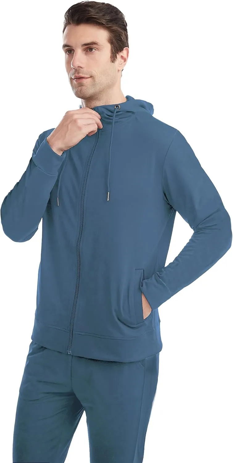 Sweatsuits for Men Tracksuit Men Track Suits 2 Piece Set Zip Up