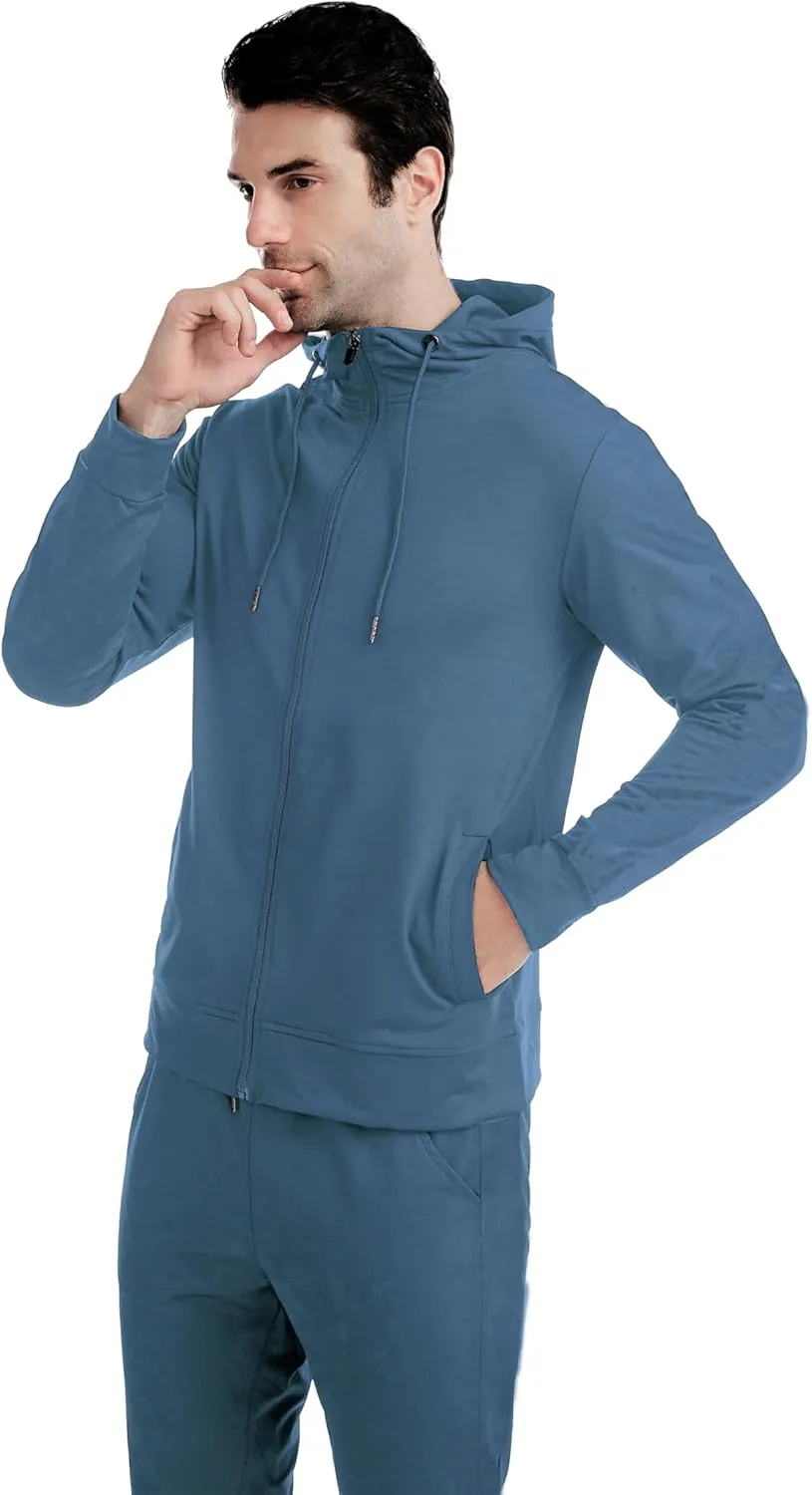 Sweatsuits for Men Tracksuit Men Track Suits 2 Piece Set Zip Up