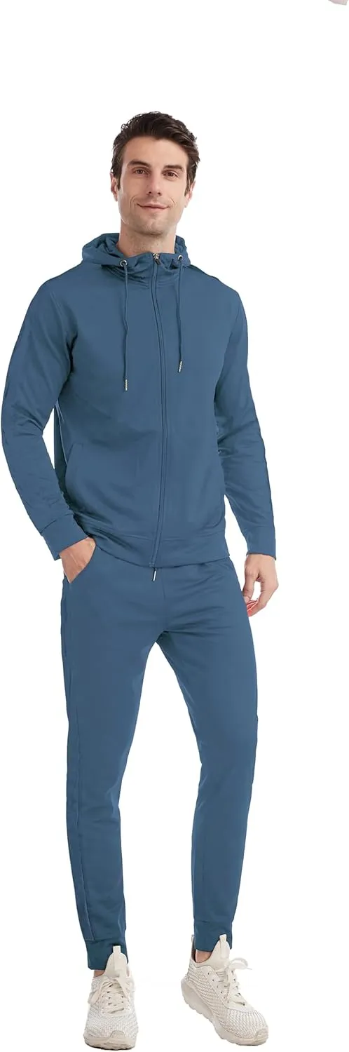 Sweatsuits for Men Tracksuit Men Track Suits 2 Piece Set Zip Up