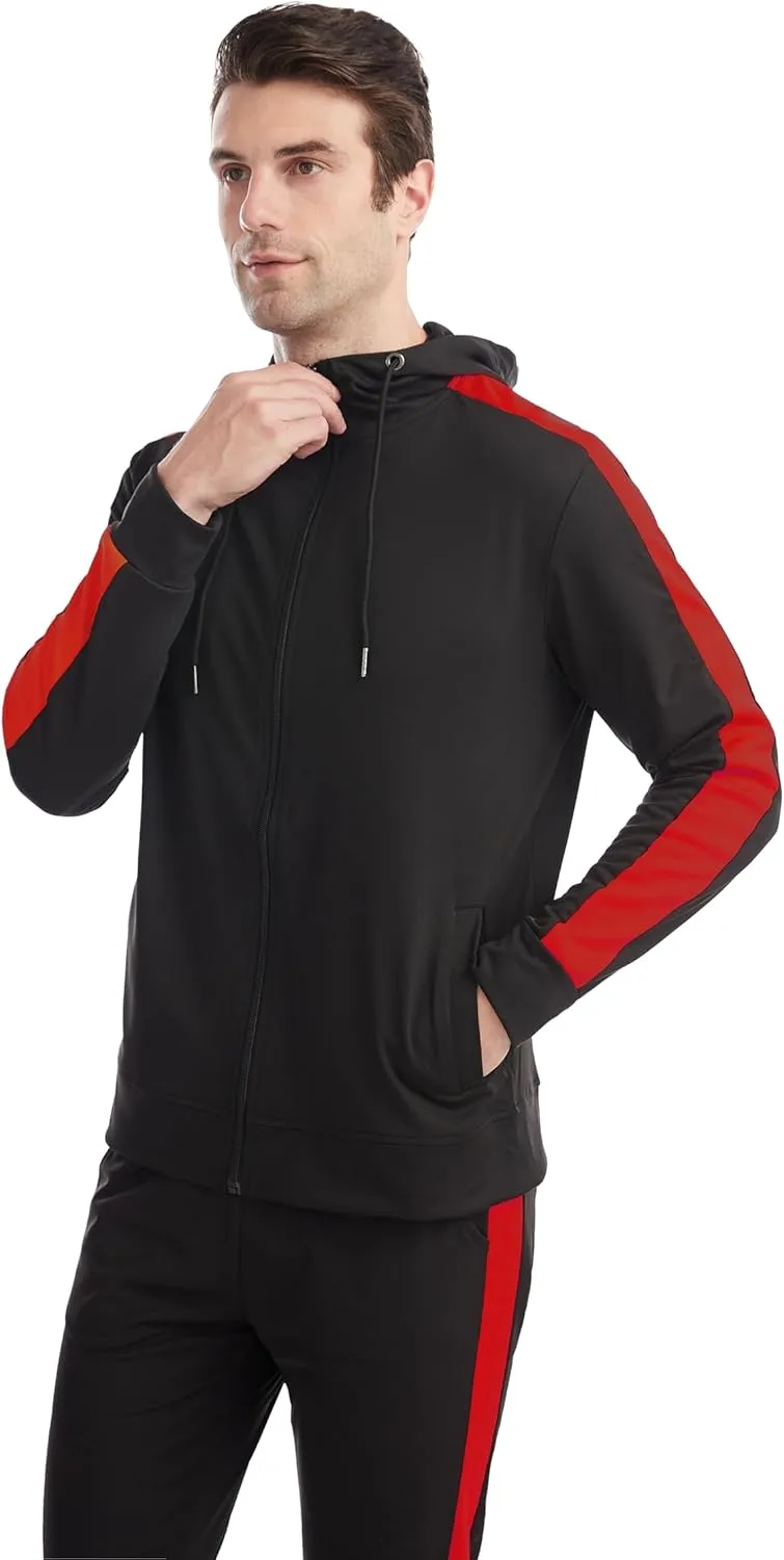 Sweatsuits for Men Tracksuit Men Track Suits 2 Piece Set Zip Up