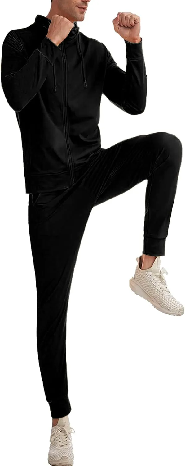 Sweatsuits for Men Tracksuit Men Track Suits 2 Piece Set Zip Up