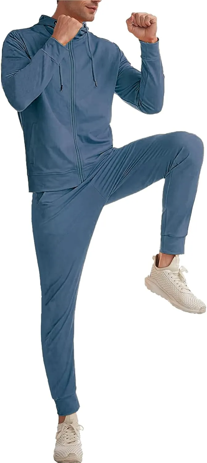 Sweatsuits for Men Tracksuit Men Track Suits 2 Piece Set Zip Up