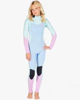 TEEN SYNERGY 3/2MM BACK ZIP FULL SUIT - ICEBERG